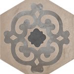 Terra Nero Hex Porcelain Tile by Marca Corona from Garden State Tile