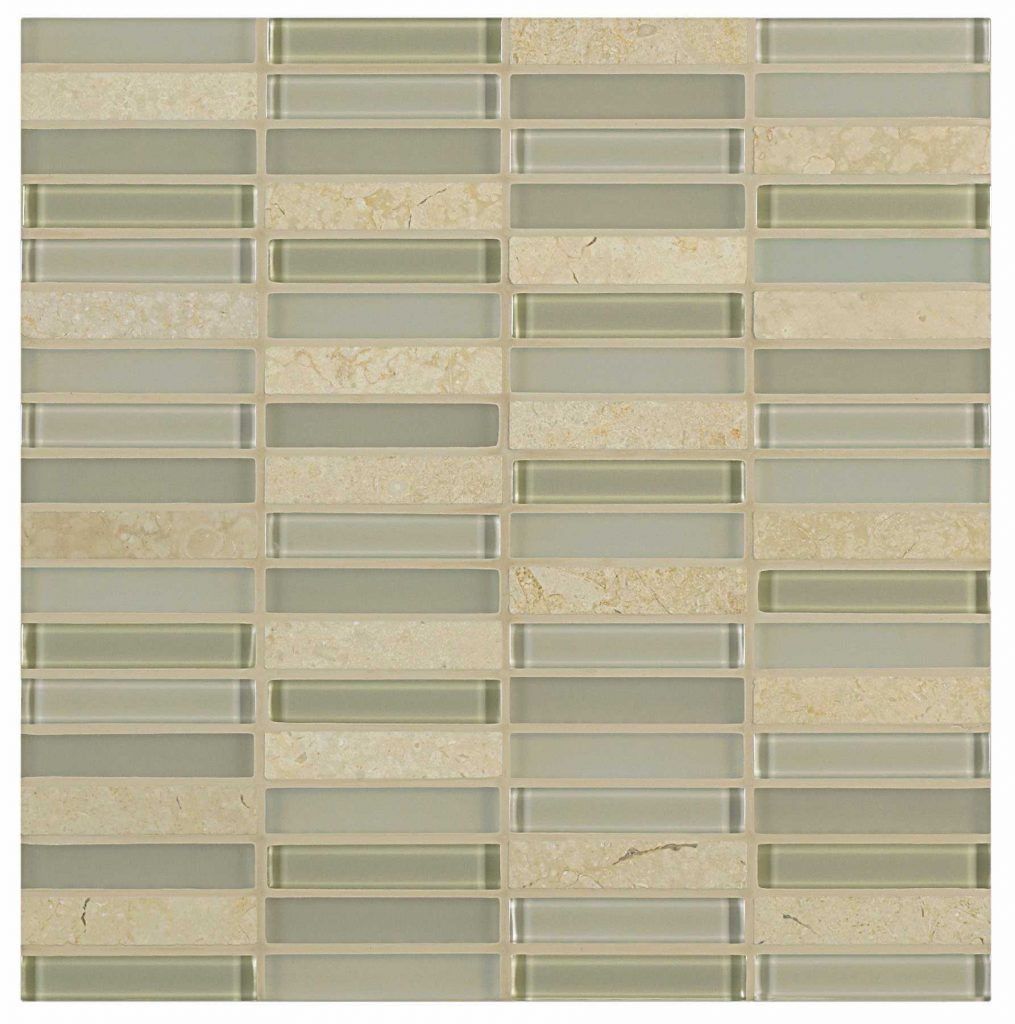Sand Surf Color Ebb & Flow Sand & Surf Stacked Mosaic 11 3/4