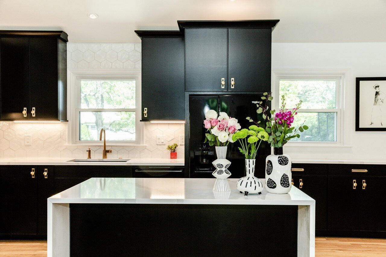 Hexagon Kitchen Backsplash