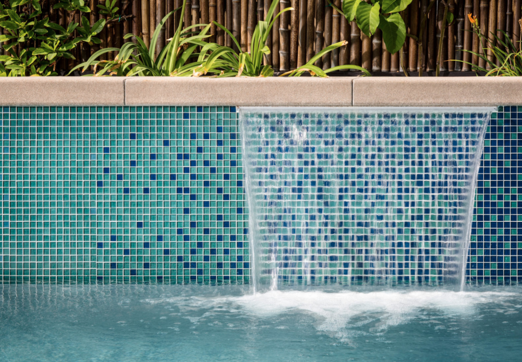 Home Pool Glass Tile