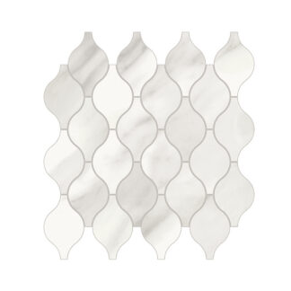 Volakas Royal 2.7” x 4.1” Arabesque Mosaic