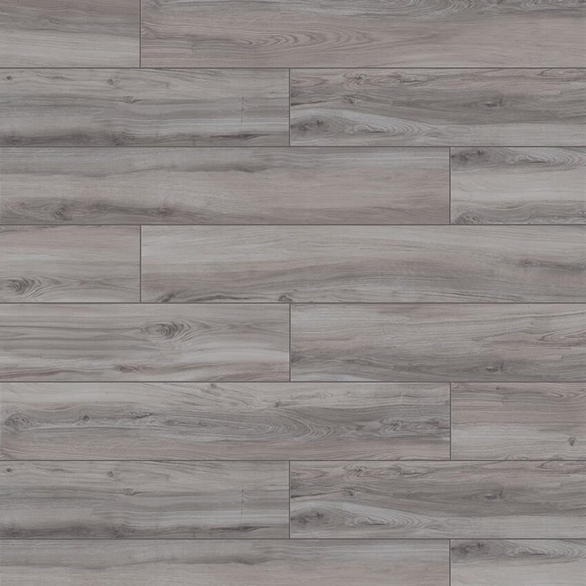 Floor & Decor | Hard Grey Wood Plank Porcelain Tile, 6 x 24, 10 mm Thick