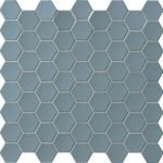 Hexa Aegean Blue Hex Mosaics 12