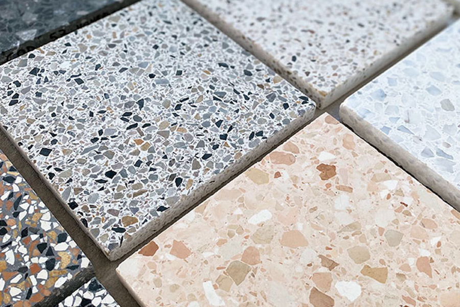 Terrazzo satin