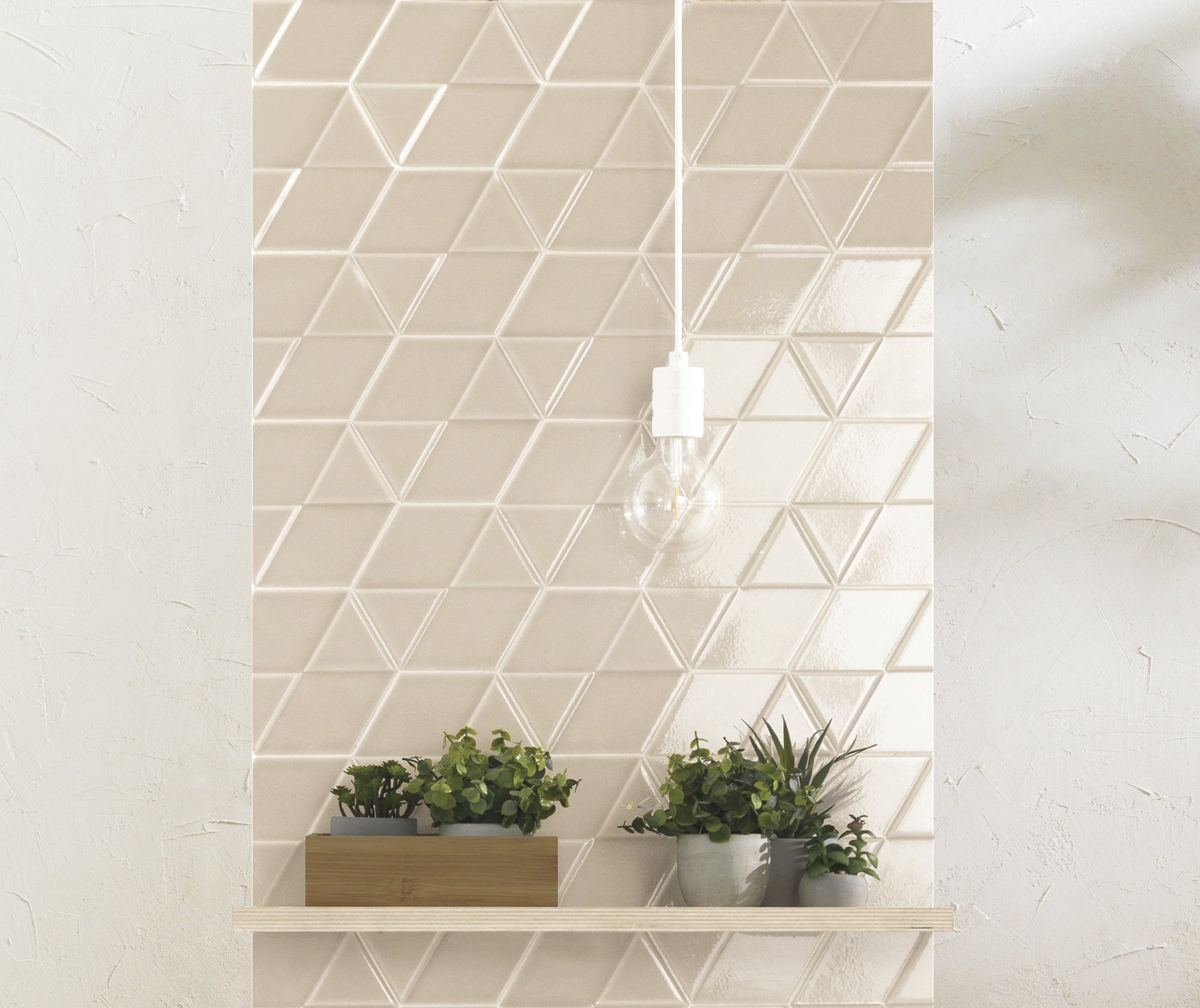 Caress Chalk White 3 x 12 Ceramic Wall Tile from Garden State Tile