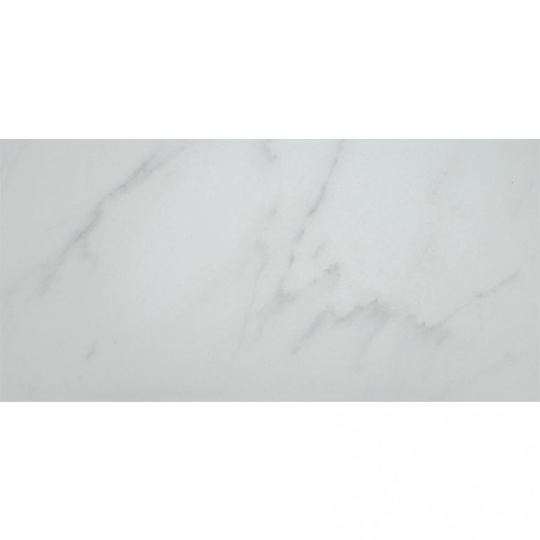 Pointe White Marble 12" X 24" Matte Porcelain From Garden State Tile