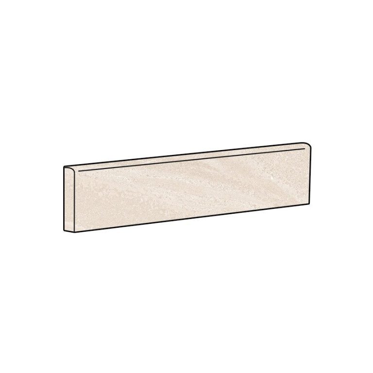 Ivory 3" x 24" Bullnose Natural Rectified from Garden State Tile