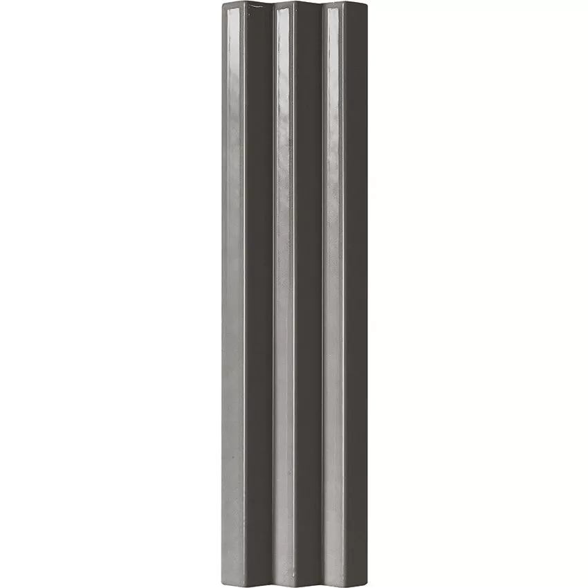 Charcoal 3" x 12" 3D Glossy