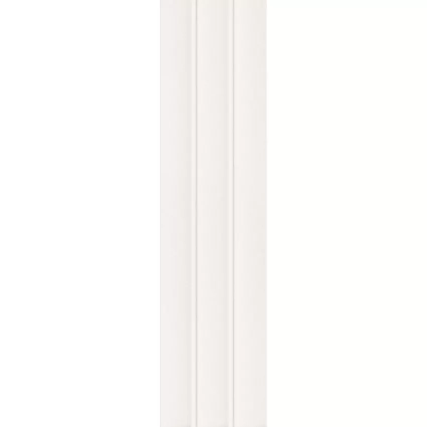 White 3" x 12" Flat Matte