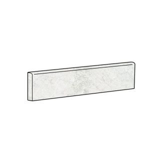 White 2 7/8" x 32" Bullnose Lucido