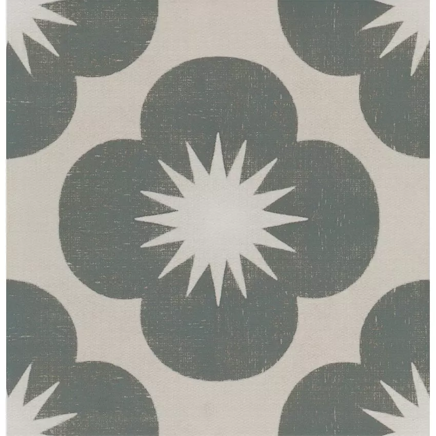 Inky Bud 12" x 12" Matte Glaze