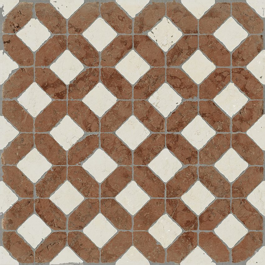 Domus Aurea Rosso 24" x 24"