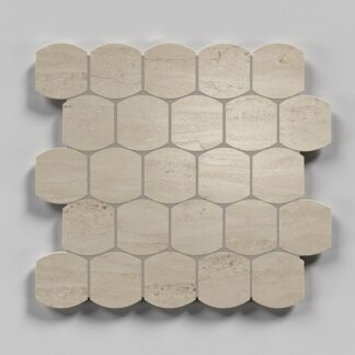 Bluff 12X12 Barrel Mosaic Unpolished