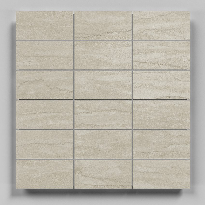 Sheer 2X4 Stacked Mosaic Unpolished