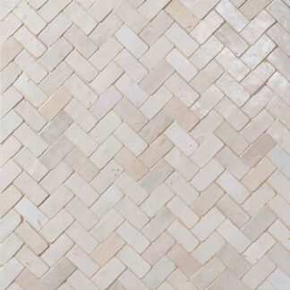 Blanc Ancien 1X2 Medina Tumbled Mosaic