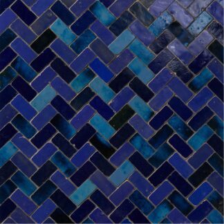 Mer Blend 1X2 Medina Tumbled Mosaic