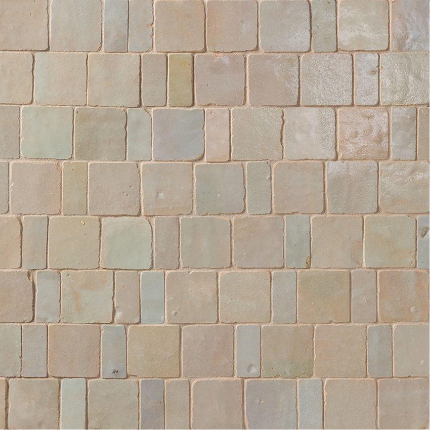Dune Blend 2X2 & 1X2 Sefrou Mosaic Tmbld