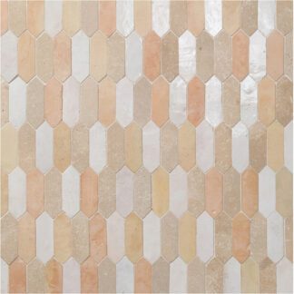 Latte 1X3 Carthage Pattern Mosaic