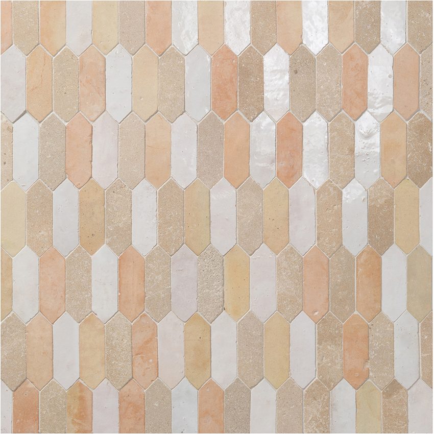 Latte 1X3 Carthage Pattern Mosaic