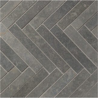 Gris 1 1/2X10 Herringbone Mosaic