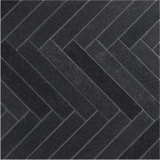 Noir 1 1/2X10 Herringbone Mosaic
