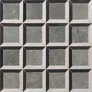 Blanc Gris Ostia Pattern Mosaic