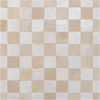 Latte 2X2 Provence Pattern Mosaic