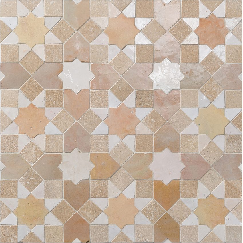 Latte Tangiers Pattern Mosaic