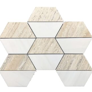 Glacier White / Alabastrino Rustic 5" Honed