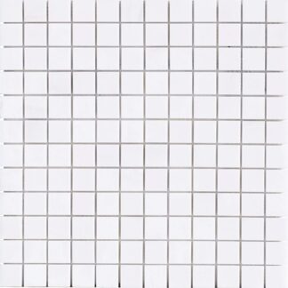 Glacier White 1" x 1" Mosaic Honed