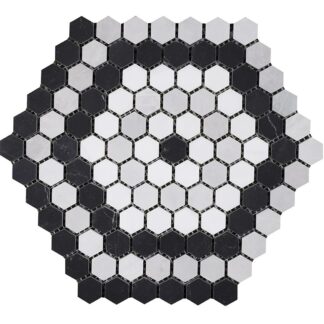 Glacier White / Ice Grey / Black Silk 1" Bourbon