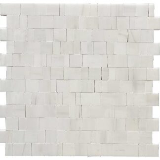 Glacier White 12" x 12" Mosaic 004 Joint Honed