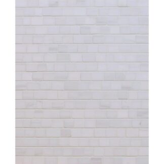 Glacier White 12" x 12" Mosaic Mini Joint Honed