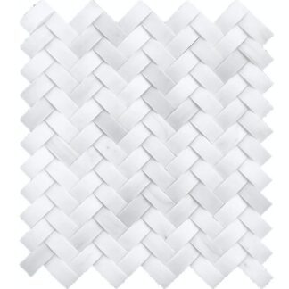 Glacier White 11.15" x 12.25" Duomo Mosaic