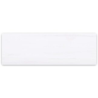 Glacier White 4" x 12" Honed