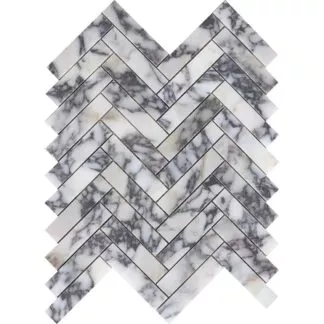 1" x 4" Herringbone 3/8" Honed