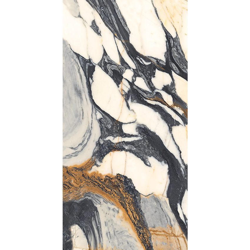 Calacatta Picasso 24X48 Semi Pol 3D