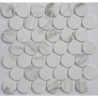Calacatta Gold 1 7/8" Rounds Mosaic