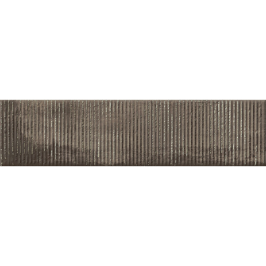 Pewter Deco 4X16 Brick Press Matte 8mm