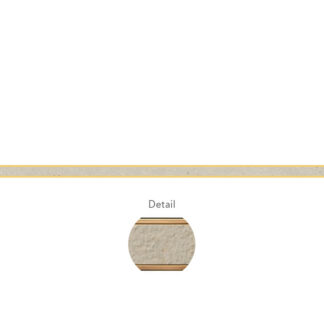 Beige Listello Bcd Bronzo 2X120