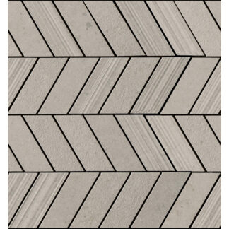 Taupe Mos. Chevron Mix 12.5 X 13