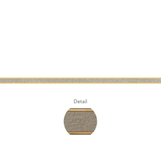 Taupe Listello Bcd Bronzo 2X120