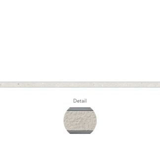 White Listello Bcd Argento 2X120