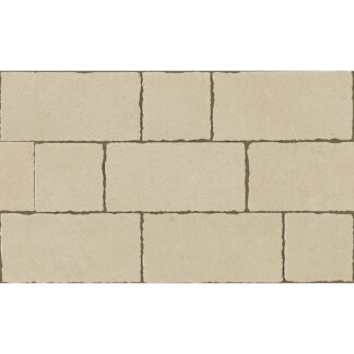 Avorio Muretto A Spacco 12X18 Mosaic