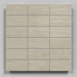 Beige 2X4 Stacked Mosaic Unpolished