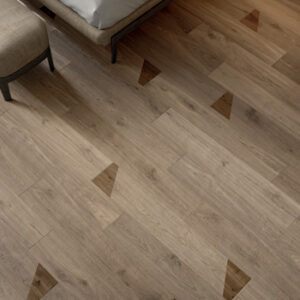 gray beige wood look tiled floor