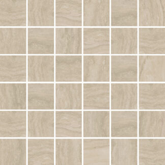 Travertine Beige 2X2 Mosaic Matte