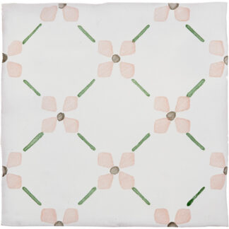 Blush 4X4 Rosetta Deco Glossy