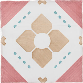 Walnut 4X4 Clover Deco Glossy