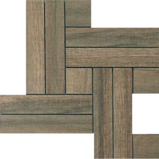 Nogal 12" x 12" Parquet Mosaic